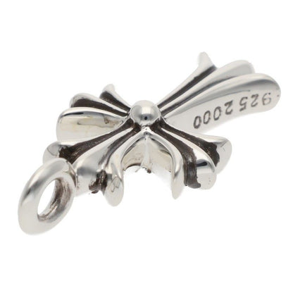 Chrome Hearts Tny Crsf P Sap Tiny Fat Cross Pave Saffiano Pendant Silver — view 5