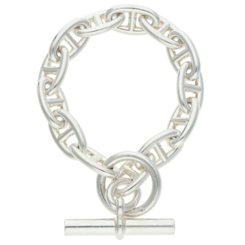 Hermes Chaine D'ancre GM Silver Bracelet