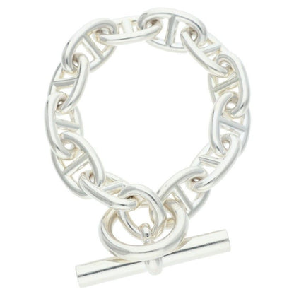 Hermes Chaine D'ancre TGM Silver Bracelet
