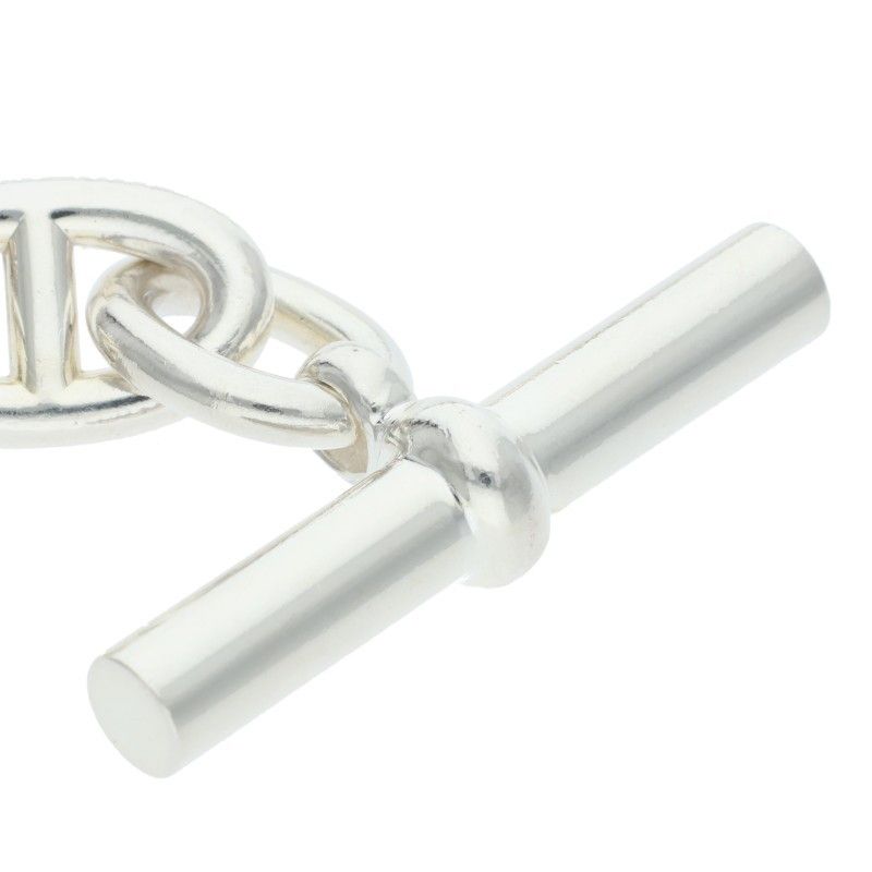 Hermes Chaine D'ancre TGM Silver Bracelet — view 5
