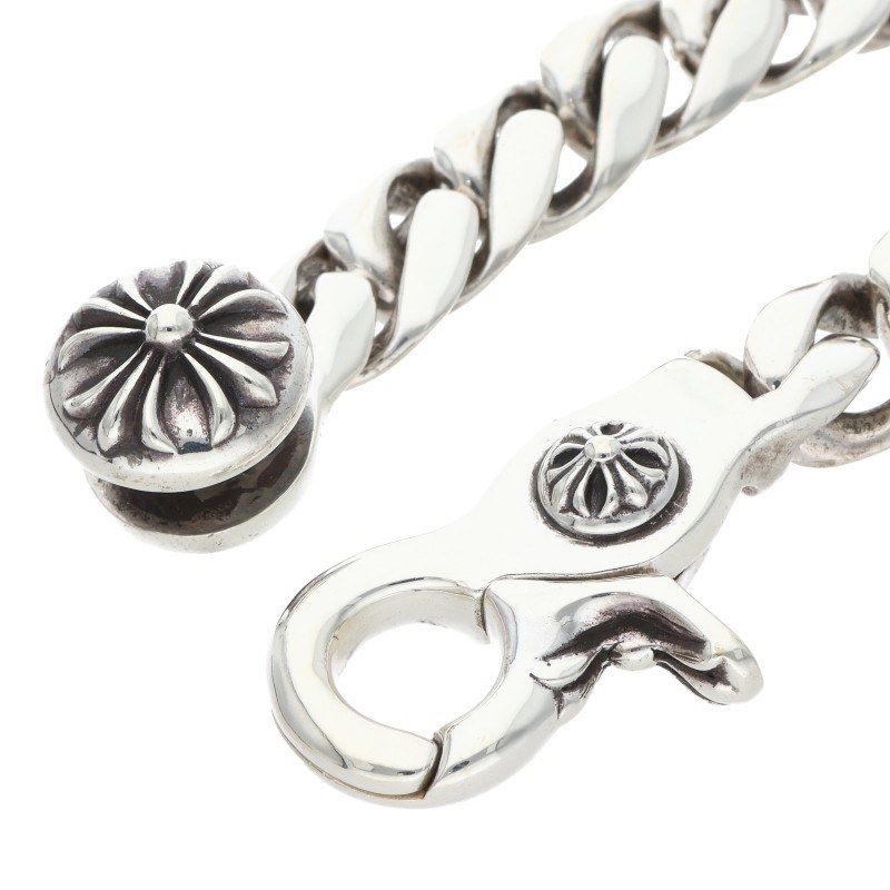 Chrome Hearts Clsc Chn Lnk Classic Link Clip Silver Bracelet — view 4