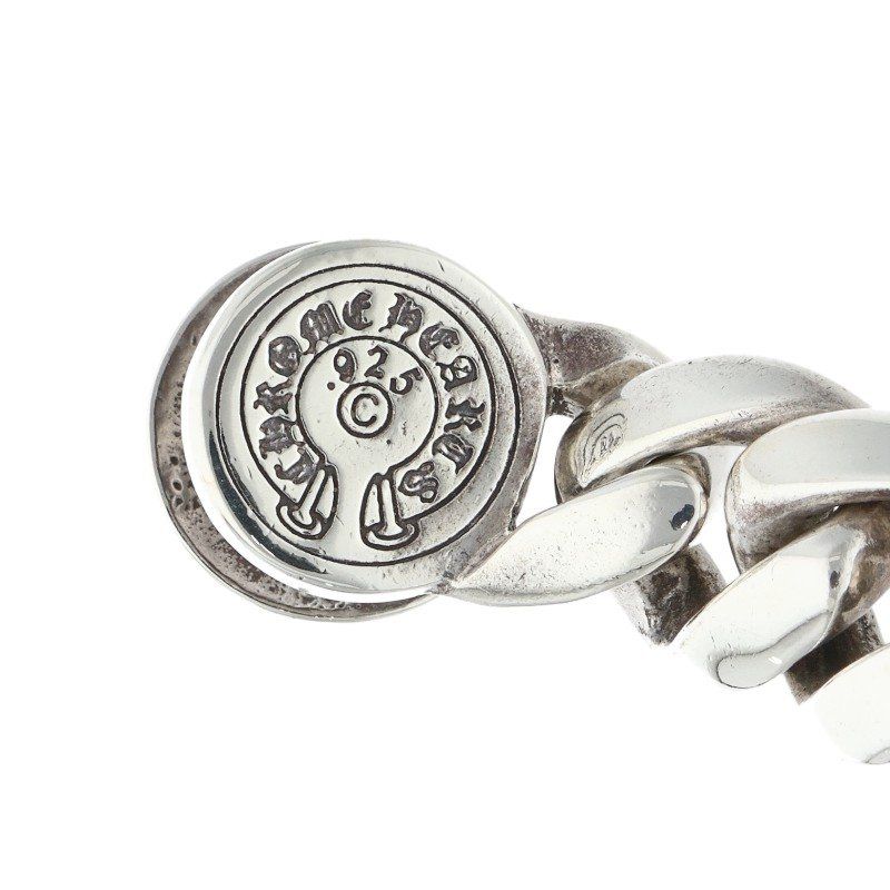 Chrome Hearts Clsc Chn Lnk Classic Link Clip Silver Bracelet — view 3