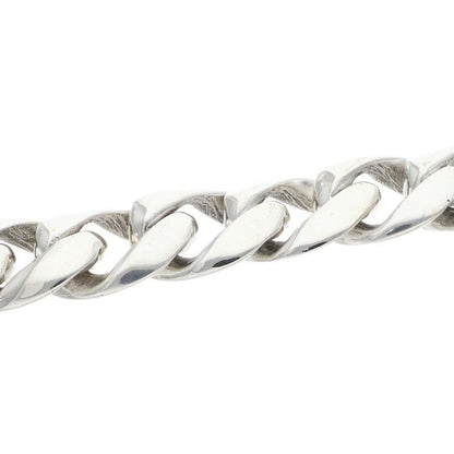Chrome Hearts ID Flrl Crs Dia Floral ID Classic Link Silver Bracelet — view 5