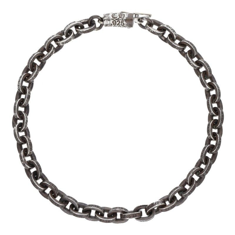 Chrome Hearts Paper Chain Silver Bracelet