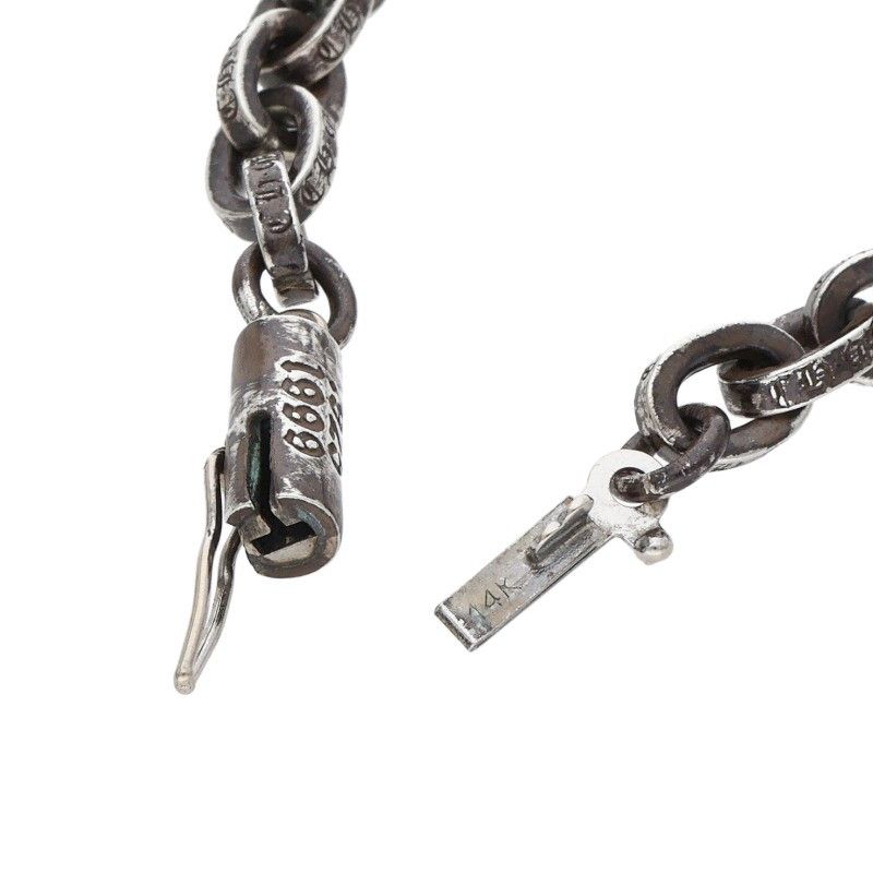 Chrome Hearts Paper Chain Silver Bracelet — view 5
