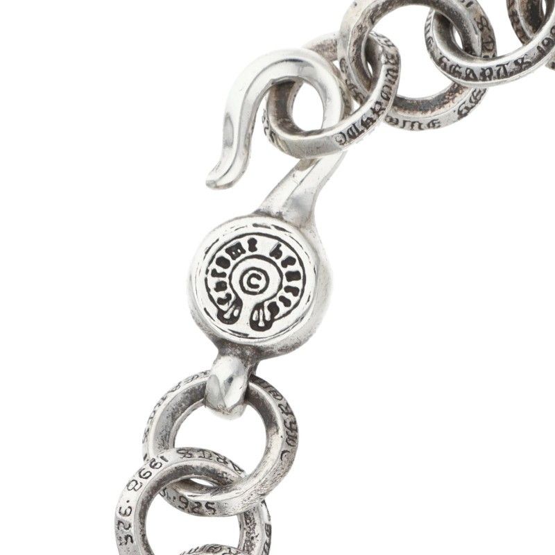 Chrome Hearts Single B Ring Silver Bracelet — view 3