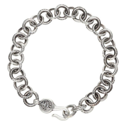Chrome Hearts Single B Ring Silver Bracelet — view 2