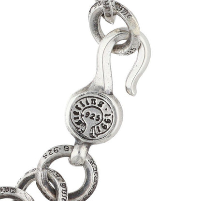 Chrome Hearts Single B Ring Silver Bracelet — view 4