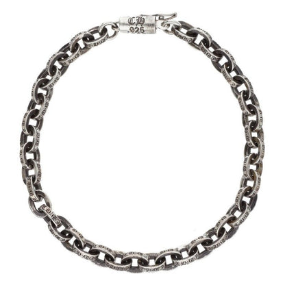 Chrome Hearts Paper Chain Silver Bracelet