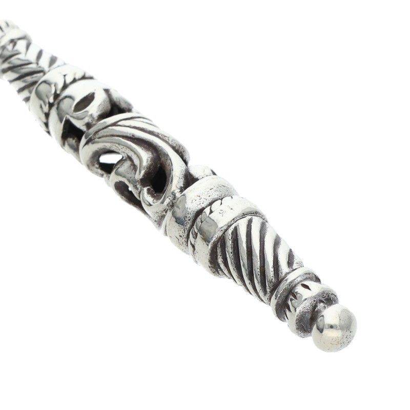 Chrome Hearts LG Dggr Roller Daga Key Ring Silver K-chain — view 4