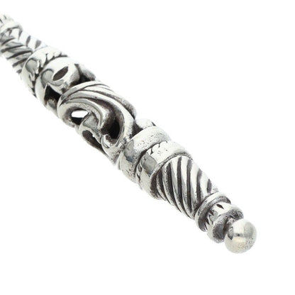 Chrome Hearts LG Dggr Roller Daga Key Ring Silver K-chain — view 4