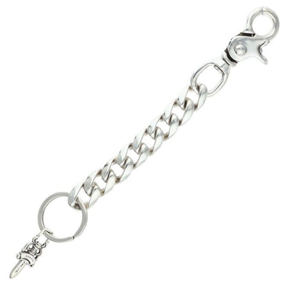Chrome Hearts Clp Chn Classic-l Long Classic Link Silver Key Chain Key Holder — view 2