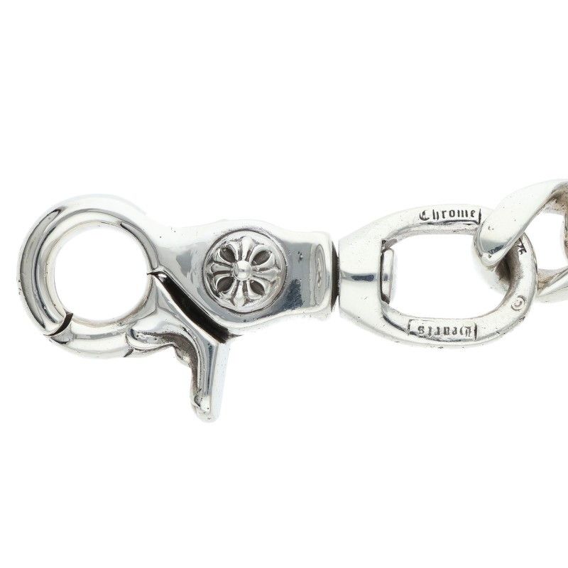 Chrome Hearts Clp Chn Classic-l Long Classic Link Silver Key Chain Key Holder — view 3