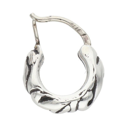 Chrome Hearts Tny Hoop Scrl Thai Nice Kroll Silver Earrings — view 5