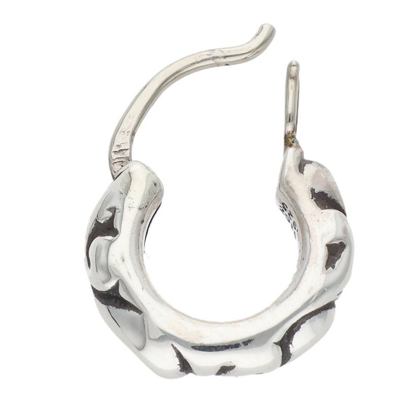 Chrome Hearts Tny Hoop Scrl Thai Nice Kroll Silver Earrings — view 4