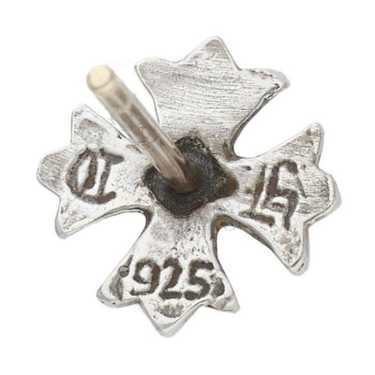 Chrome Hearts No2 CH Pls CH Plus Stud Silver Earrings — view 3