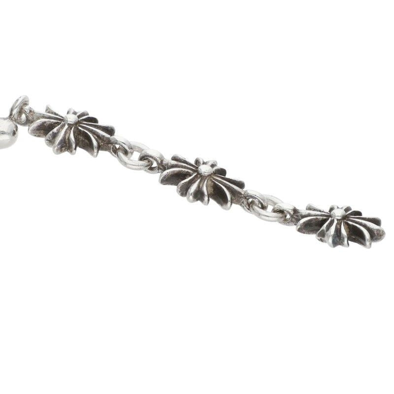 Chrome Hearts Tiny CH Pls 3 Ech Plus 3 Drop Silver Earrings — view 3