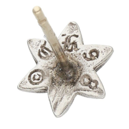 Chrome Hearts CO Star Stud Silver Earrings — view 3