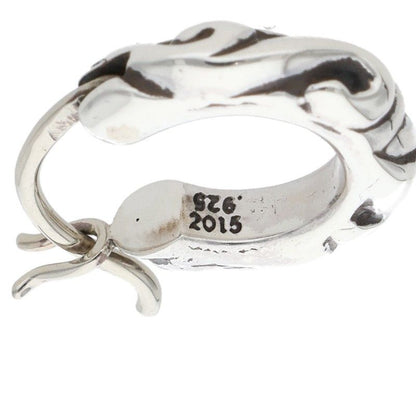 Chrome Hearts Tny Hoop Scrl Thai Nice Kroll Silver Earrings — view 3