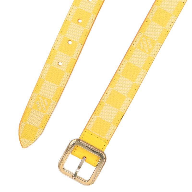 Louis Vuitton Ceinture Tresor Damier Leather Belt 90 — view 3