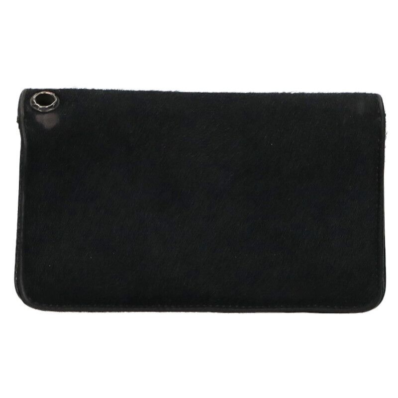 Chrome Hearts Cross Ball Button Calf Hair Wallet — view 2