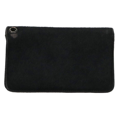 Chrome Hearts Cross Ball Button Calf Hair Wallet — view 2