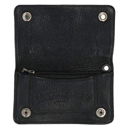 Chrome Hearts Cross Ball Button Calf Hair Wallet — view 3