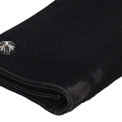Chrome Hearts Cross Ball Button Calf Hair Wallet — view 4