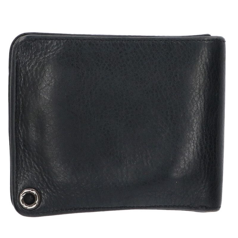 Chrome Hearts 1 Snap Cross Button Leather Wallet — view 2