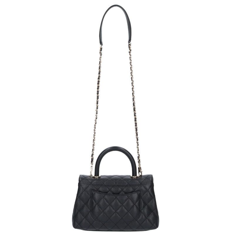 Chanel Coco Handle 24 Caviar Leather Handbag — view 2