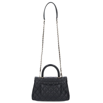 Chanel Coco Handle 24 Caviar Leather Handbag — view 2