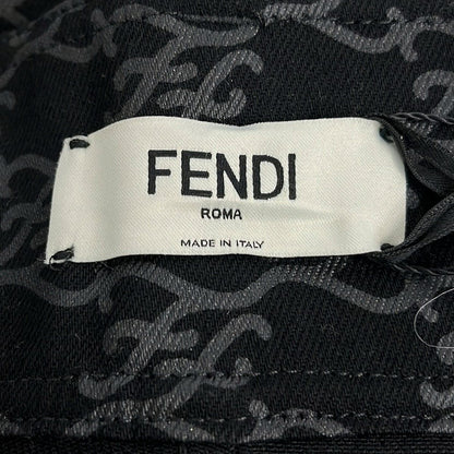 Fendi Jeans IT 38 Black Gray Full Length — view 3