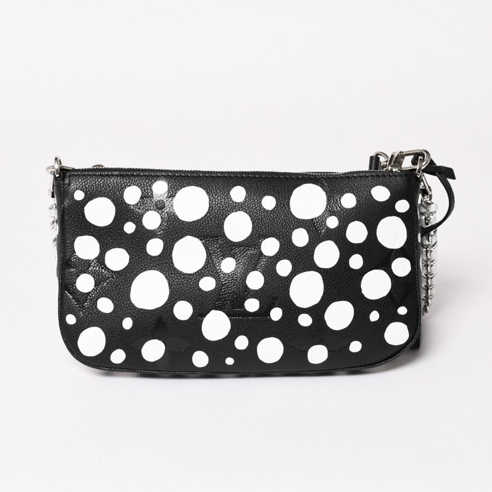 Louis Vuitton Multi Pochette Accessoires Shoulder Bag Black Silver Monogram — view 2