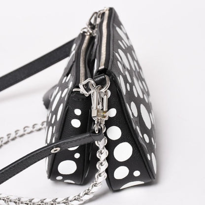 Louis Vuitton Multi Pochette Accessoires Shoulder Bag Black Silver Monogram — view 4