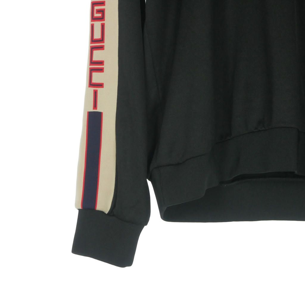 Gucci Technical Jersey Arm Change Hoodie Long Sleeve XS Black — view 4