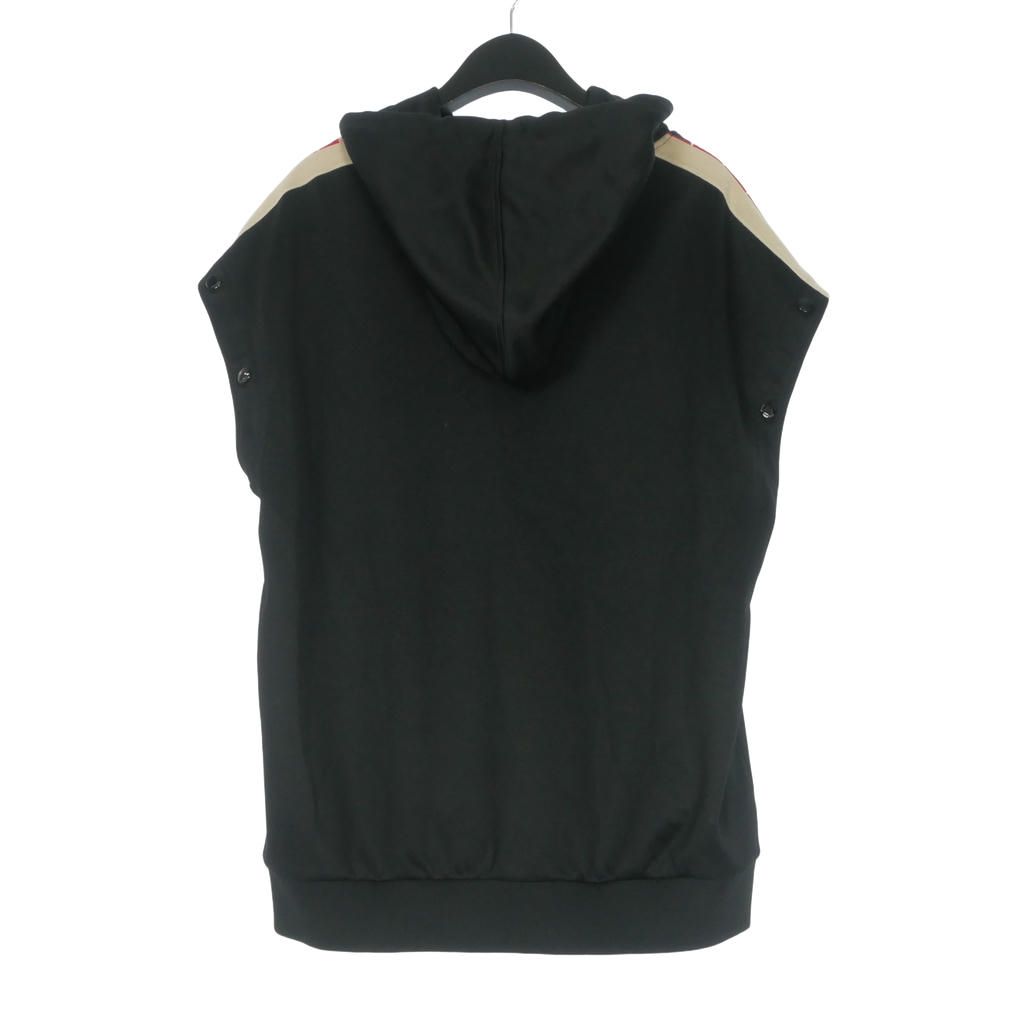 Gucci Technical Jersey Arm Change Hoodie Long Sleeve XS Black — view 6