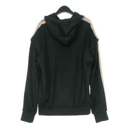 Gucci Technical Jersey Arm Change Hoodie Long Sleeve XS Black — view 2
