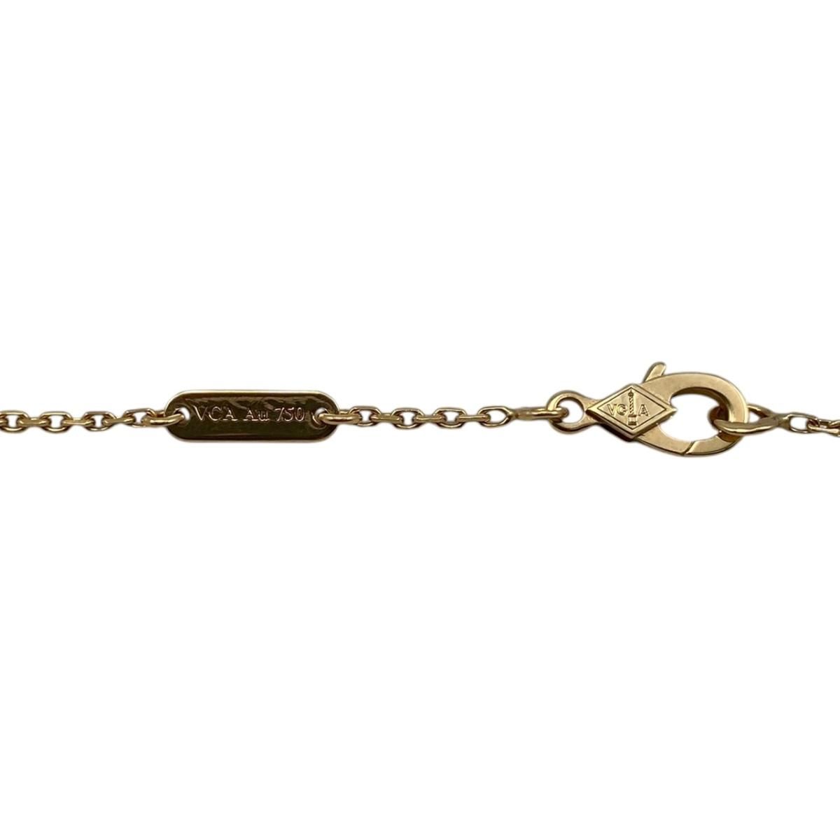 Van Cleef & Arpels Cleef&arpels Necklace Vintage Alhambra Pendant Yellow Gold — view 9