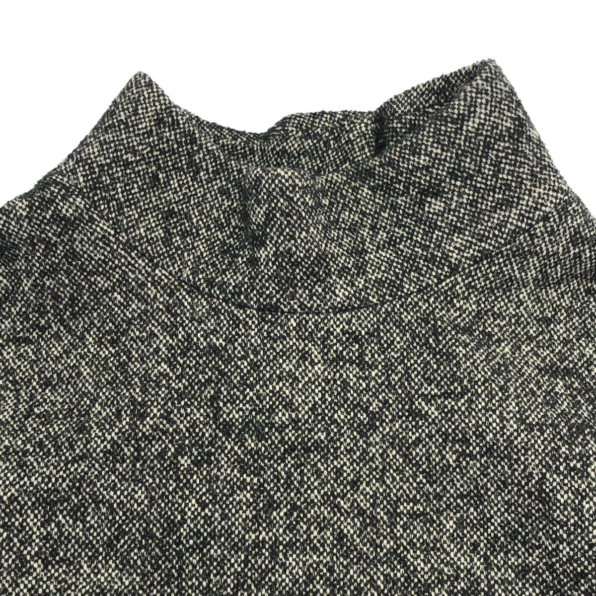 Dolce & Gabbana les Calf Ear Doll Tweed High Neck Dress Gray 40 — view 4