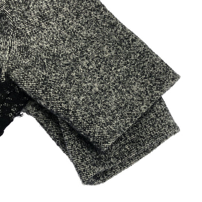 Dolce & Gabbana les Calf Ear Doll Tweed High Neck Dress Gray 40 — view 5