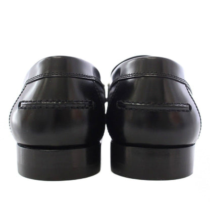 Hermes Destin Loafers Ro Heels Fringe Studs Decoration 34 Black BB — view 3