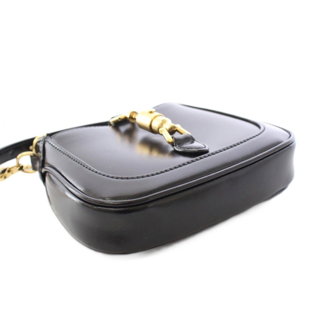 Gucci Jackie Nano Bag 2-Way Hand One Handle Shoulder Chain Leather Bicolor — view 7