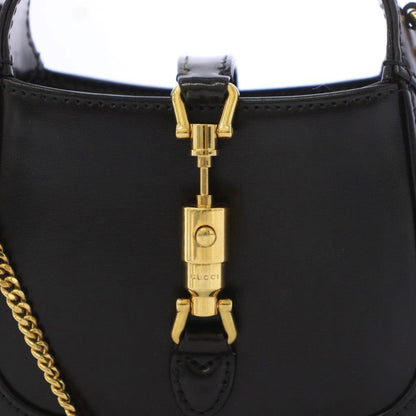 Gucci Jackie Nano Bag 2-Way Hand One Handle Shoulder Chain Leather Bicolor — view 9
