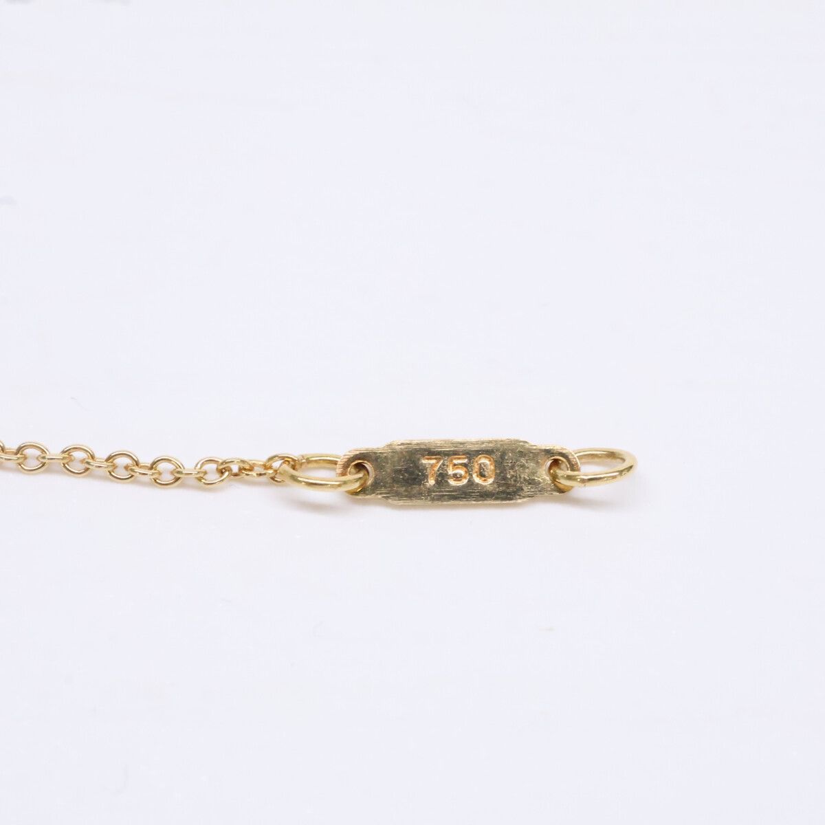 Tiffany & Co Polished 750 6.3 Door Knock Pearl Diamond Necklace — view 8