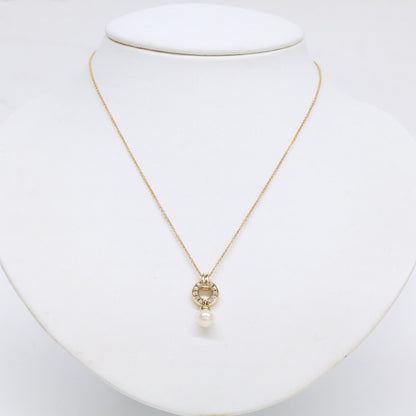Tiffany & Co Polished 750 6.3 Door Knock Pearl Diamond Necklace — view 9