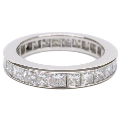 Harry Winston Polished Diamond Princess Cut Channel Set No 11 Ring