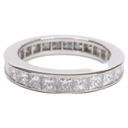 Harry Winston Polished Diamond Princess Cut Channel Set No 11 Ring — view 2