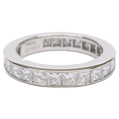 Harry Winston Polished Diamond Princess Cut Channel Set No 11 Ring — view 3