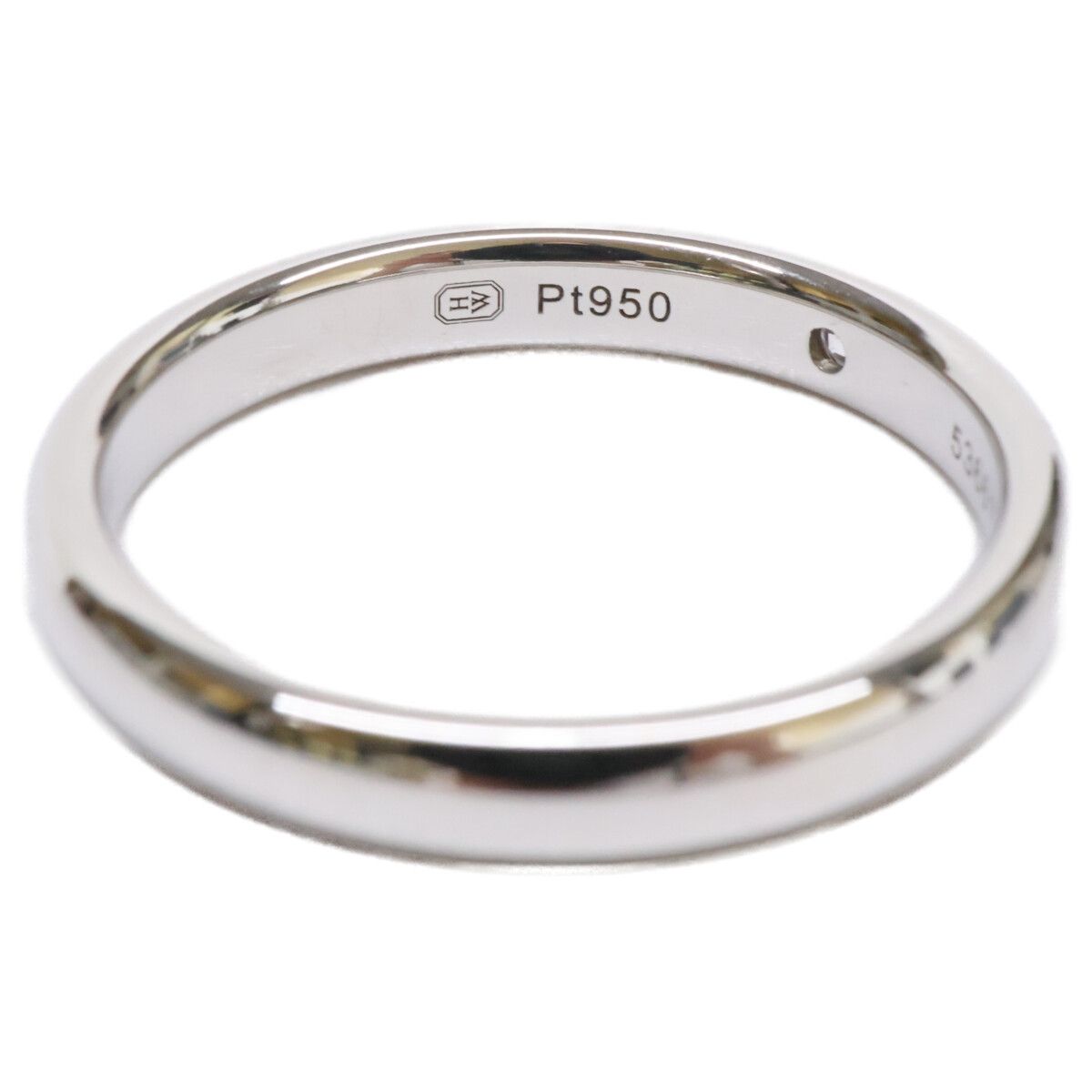 Harry Winston Polished Diamond 1 Stone Round Cut Band 15 Ring — view 6