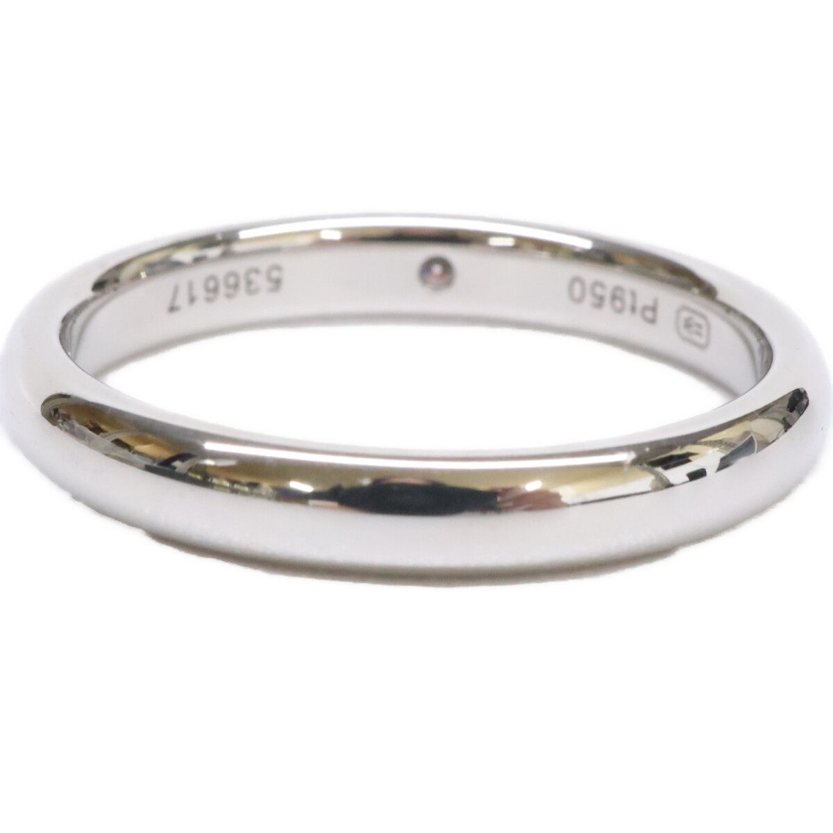 Harry Winston Polished Diamond 1 Stone Round Cut Band 15 Ring — view 3